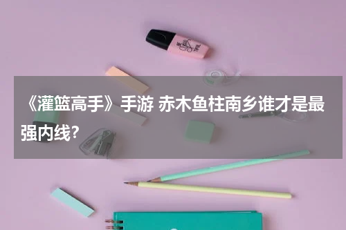 《灌篮高手》手游 赤木鱼柱南乡谁才是最强内线？